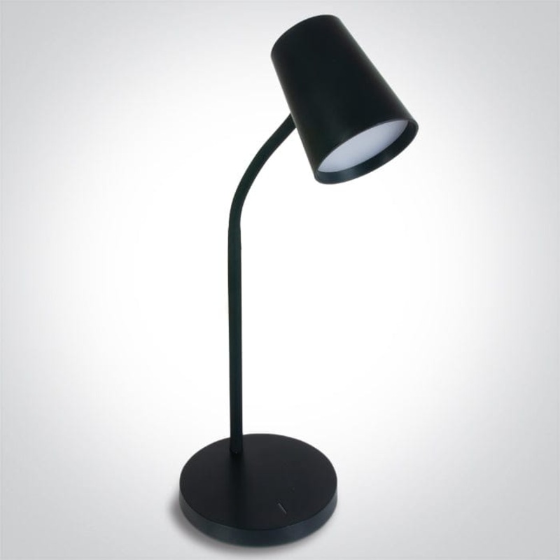 5W 3-step dimmable table lamp with touch switch on base, IP20. One Light. 61110/B/W