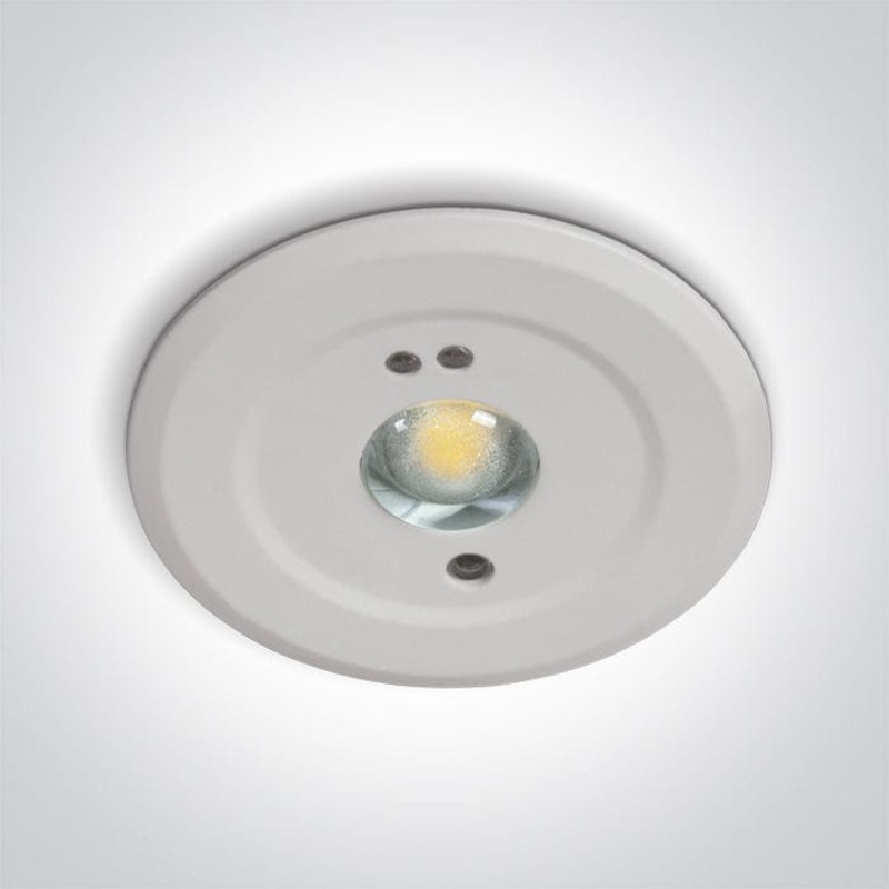 1,5W Emergency LED recessed, IP20, ideal for corridors. One Light. 89002B