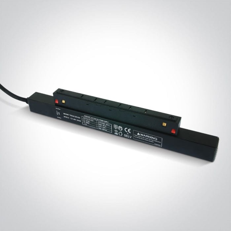 200W 48V DC constant voltage driver for magnetic track, IP20. One Light SKU:42006BX