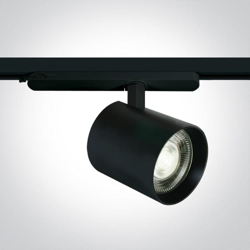 3 Circuit Black 35W DALI Dimmable COB LED track spot for 65660BTL/B/C