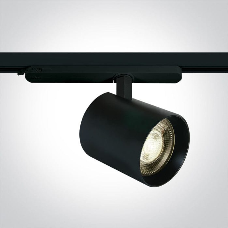3 Circuit Black 35W DALI Dimmable COB LED track spot for 65660BTL/B/W