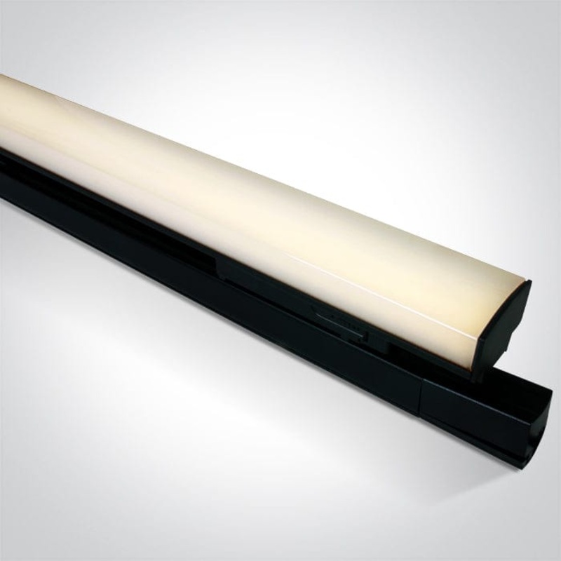 3 Circuit Black LED Linear track light adjustable 65664AT/B/V