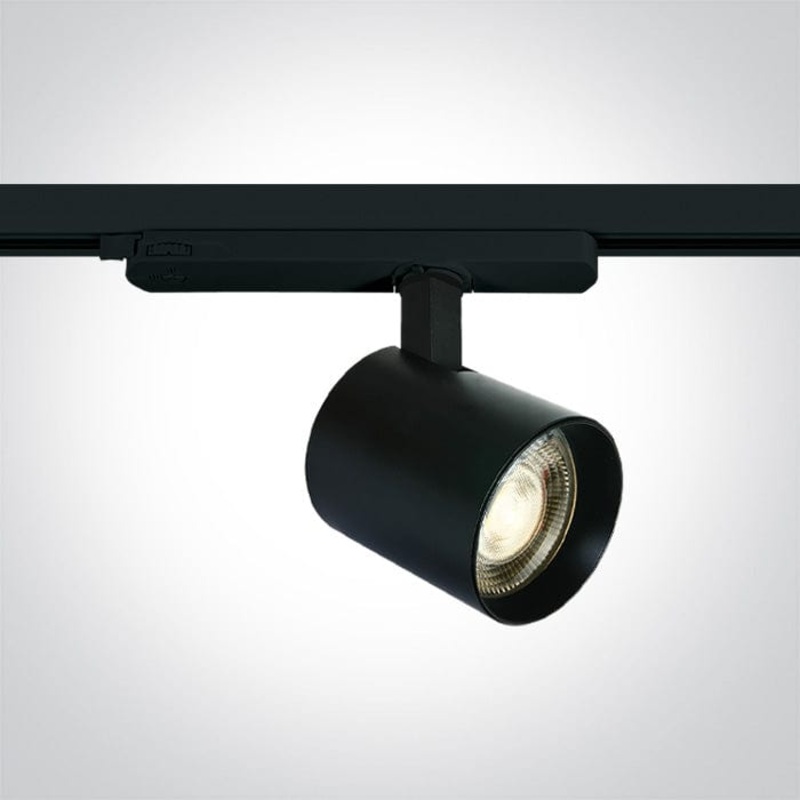 3 Circuit Tracklight Warm White CRI90 10W/15W/20W Adjustable power LED track spotlight, ideal for shops and showrooms.  One Light SKU:65660AT/B/W