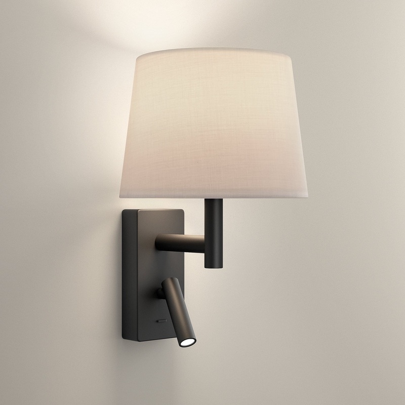 WALL FIXTURE METRICA SHADE READER LED E27 17.3 LED WARM-WHITE 2700K ON-OFF BLACK 05-8400-05-82