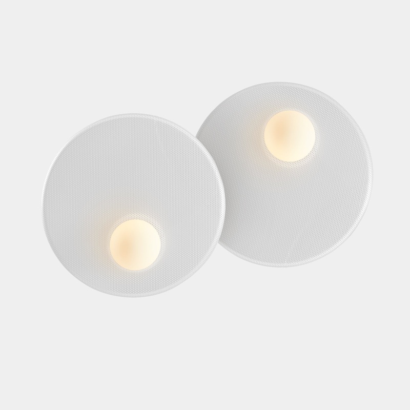 WALL FIXTURE TRIP DOUBLE 300MM / 300MM E14 18 WHITE 05-8361-05-14