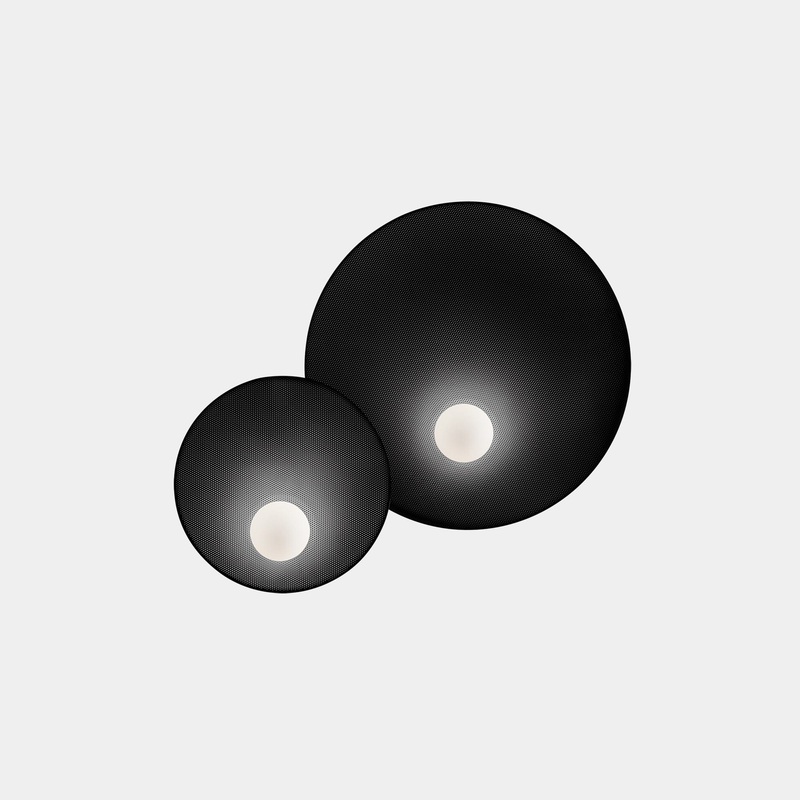WALL FIXTURE TRIP DOUBLE 460MM / 300MM E14 18 BLACK 05-8359-05-05