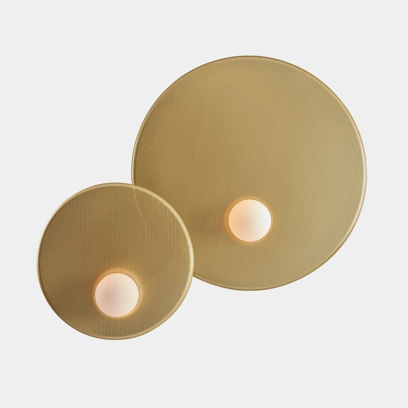 WALL FIXTURE TRIP DOUBLE 460MM / 300MM E14 18 MATTE GOLD 05-8359-05-DN