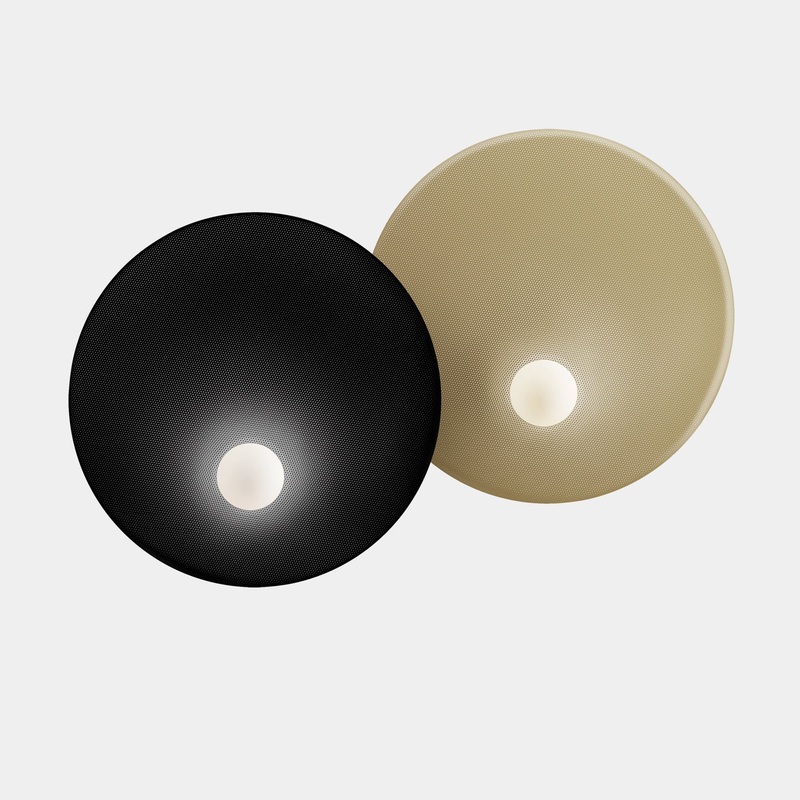 WALL FIXTURE TRIP DOUBLE 460MM / 460MM E14 18 BLACK/MATT GOLD 05-8360-05-DP