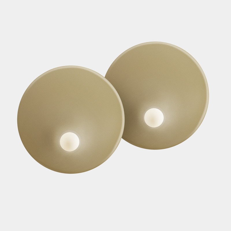 WALL FIXTURE TRIP DOUBLE 460MM / 460MM E14 18 MATTE GOLD 05-8360-05-DN