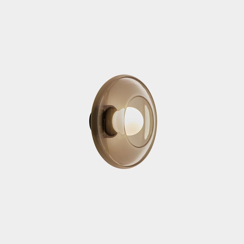 WALL FIXTURE TRIP GLASS E14 9 AMBER 207LM 05-8358-05-15