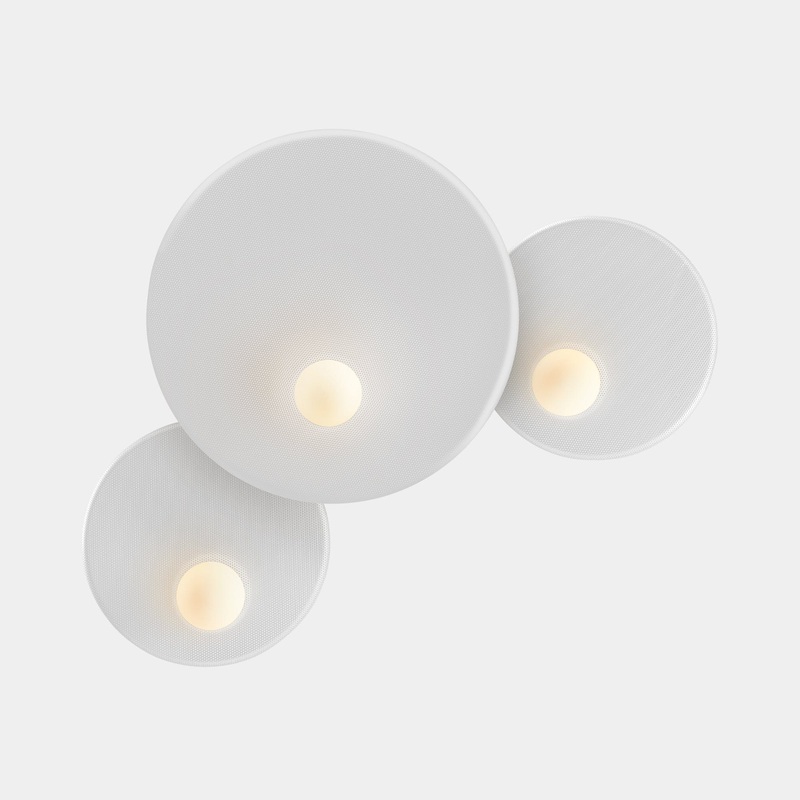 WALL FIXTURE TRIP TRIPLE 300MM / 460MM / 300MM E14 27 WHITE 05-8363-05-14