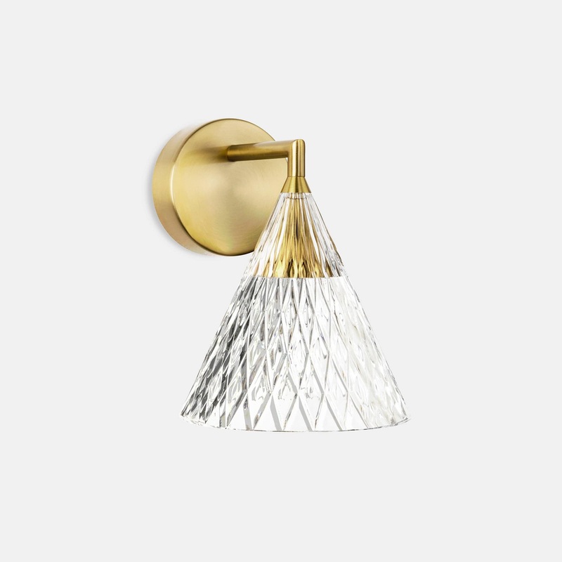 WALL FIXTURE VENETO LED 8.3 LED WARM-WHITE 2700K ON-OFF POLISHED BRASS 452LM 05-7588-DO-DO