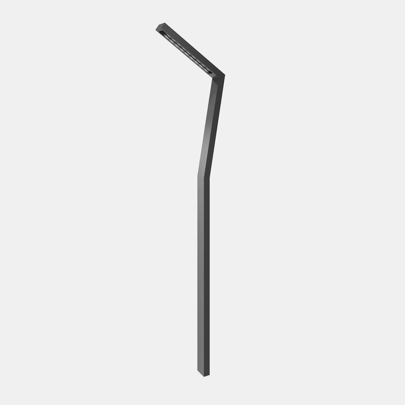 ZIGZAG LAMP POST STRUCTURE 3650 MM IN HEIGHT, LED MODULE NOT INCLUDED 81-E103-Z5-Z5