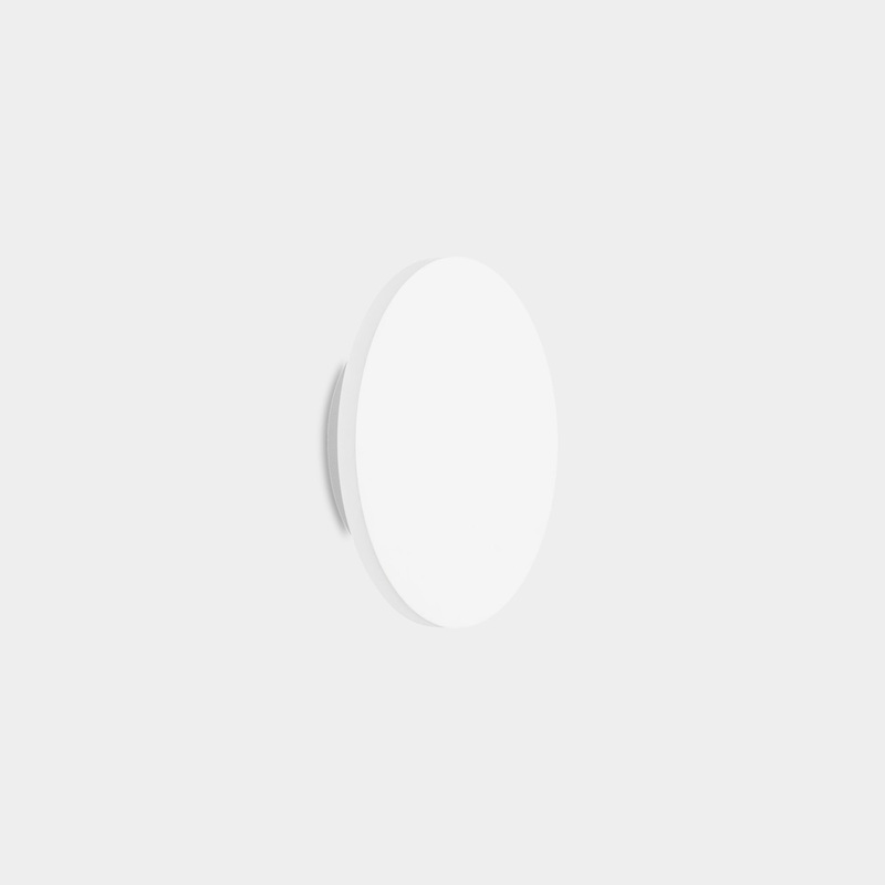 WALL FIXTURE GES DECO ROUND 260MM LED 9.1 LED WARM-WHITE 3000K ON-OFF WHITE 66 05-7642-14-14