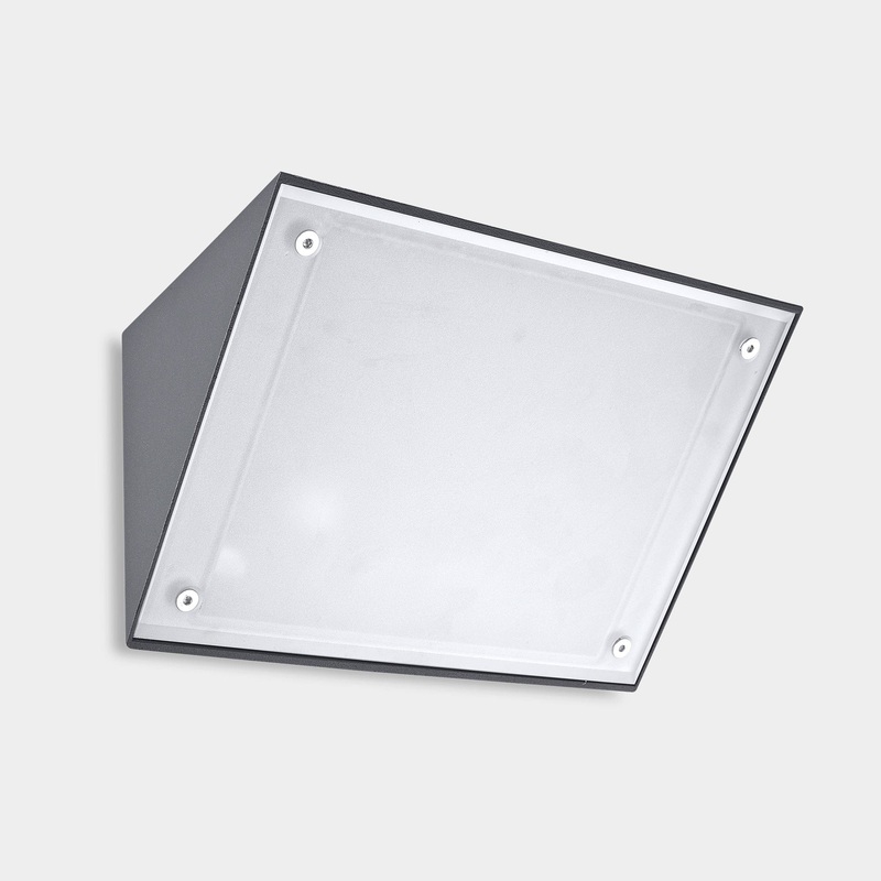 WALL FIXTURE IP65 CURIE GLASS 260MM E27 15 URBAN GREY 710LM 05-9884-Z5-G5