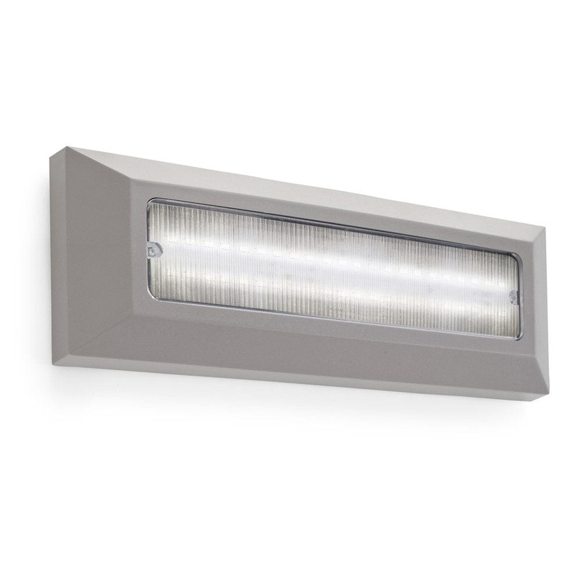 WALL FIXTURE IP65 KOSSEL DIRECT LED 3.8 LED NEUTRAL-WHITE 4000K ON-OFF URBAN GREY 262L 05-9779-34-CM