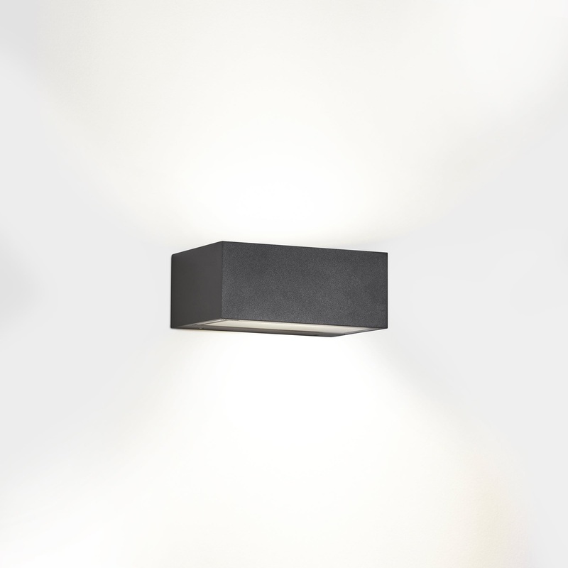 WALL FIXTURE IP65 NEMESIS LED 70*170MM LED 12.6 SW 2700-3200-4000K ON-OFF URBAN GREY 05-E026-Z5-EH