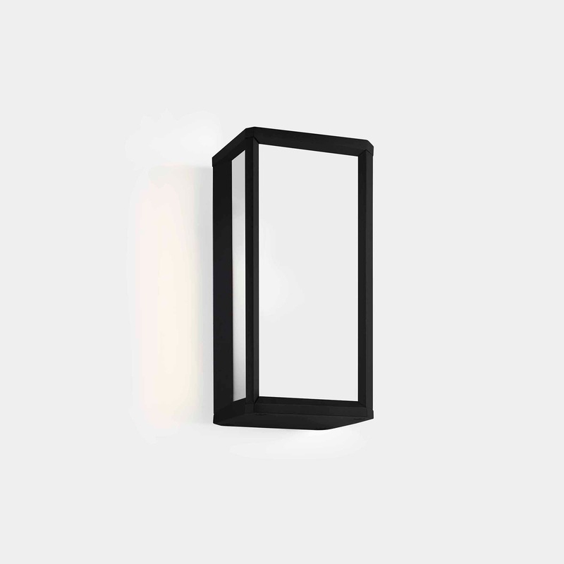 WALL FIXTURE IP65 SKAT 200MM LED 10 SW 2700-3200-4000K ON-OFF BLACK 602LM 05-E028-60-EH