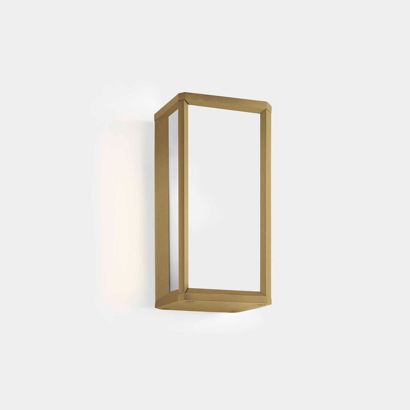 WALL FIXTURE IP65 SKAT 200MM LED 10 SW 2700-3200-4000K ON-OFF GOLD 602LM 05-E028-DL-EH