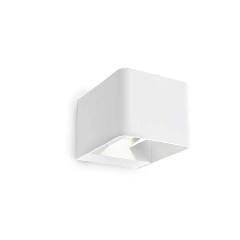 WALL FIXTURE IP65 WILSON SQUARE LED 10.2 LED WARM-WHITE 3000K ON-OFF WHITE 623LM 05-9683-14-CL