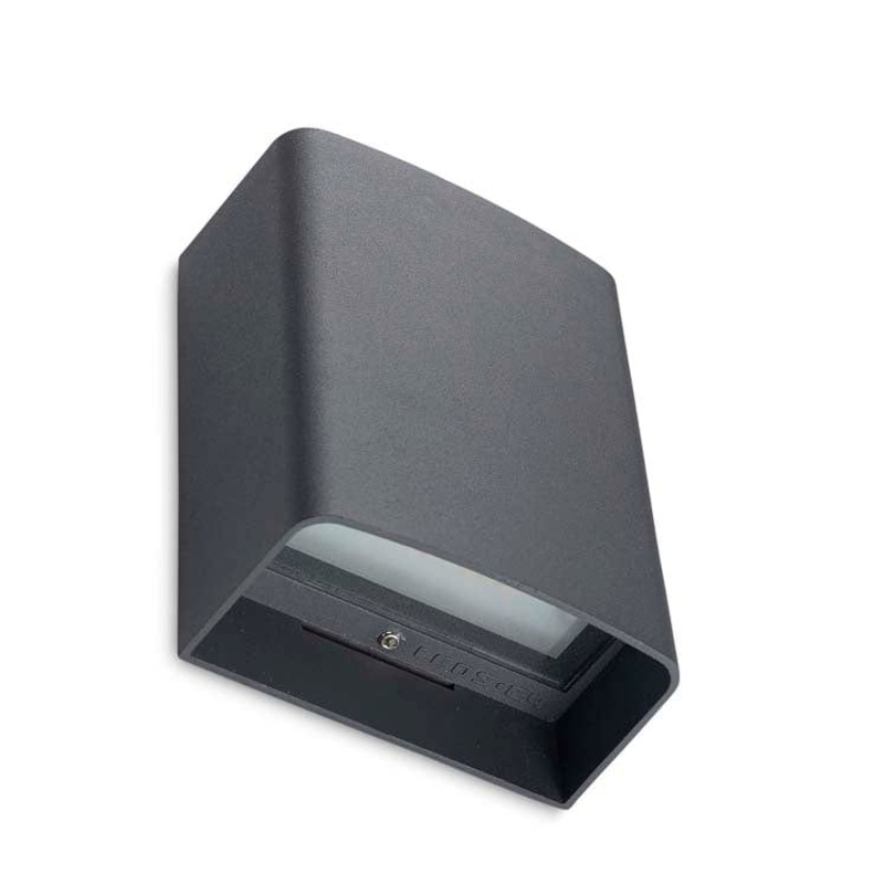 WALL FIXTURE IP66 CLOUS 136MM LED 11 LED WARM-WHITE 3000K ON-OFF URBAN GREY 537L 05-9926-Z5-CL