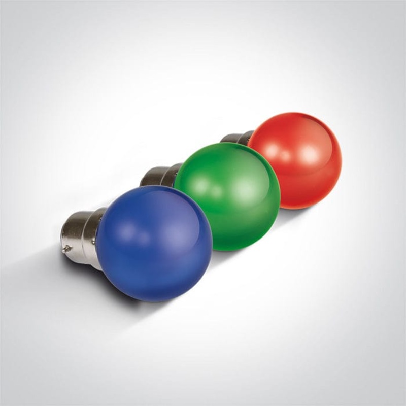 Blue Led Ball Lamp 0,5w B22 230v