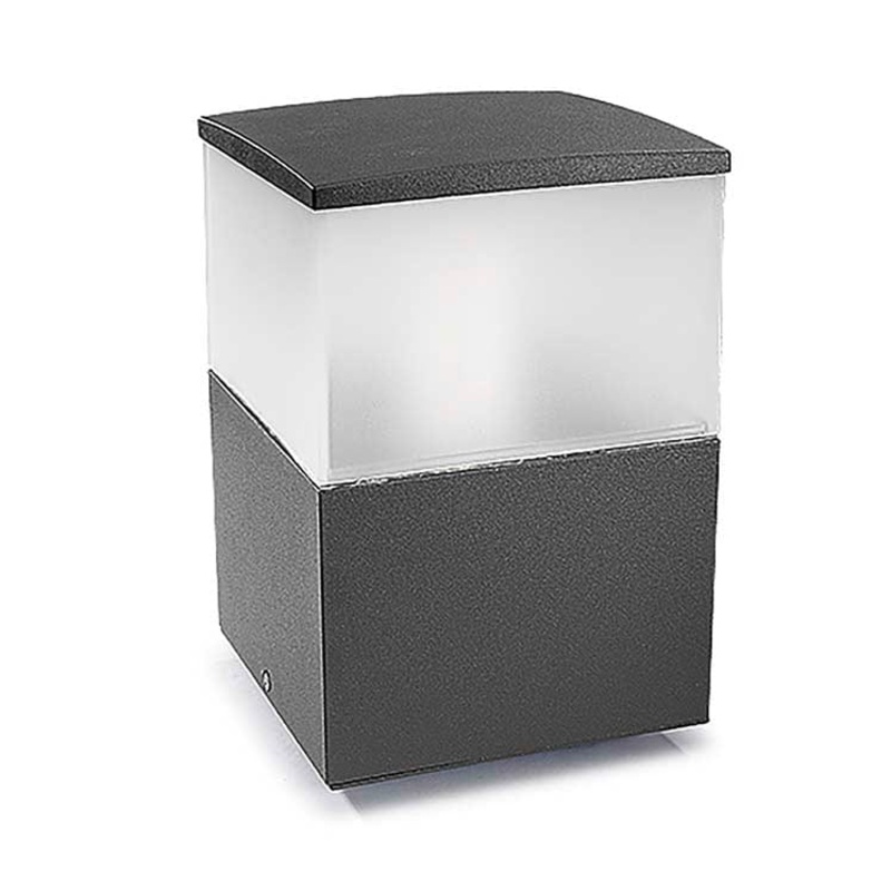 BOLLARD IP54 CUBIK E27 230MM E27 15 URBAN GREY 577LM 10-9386-Z5-M3