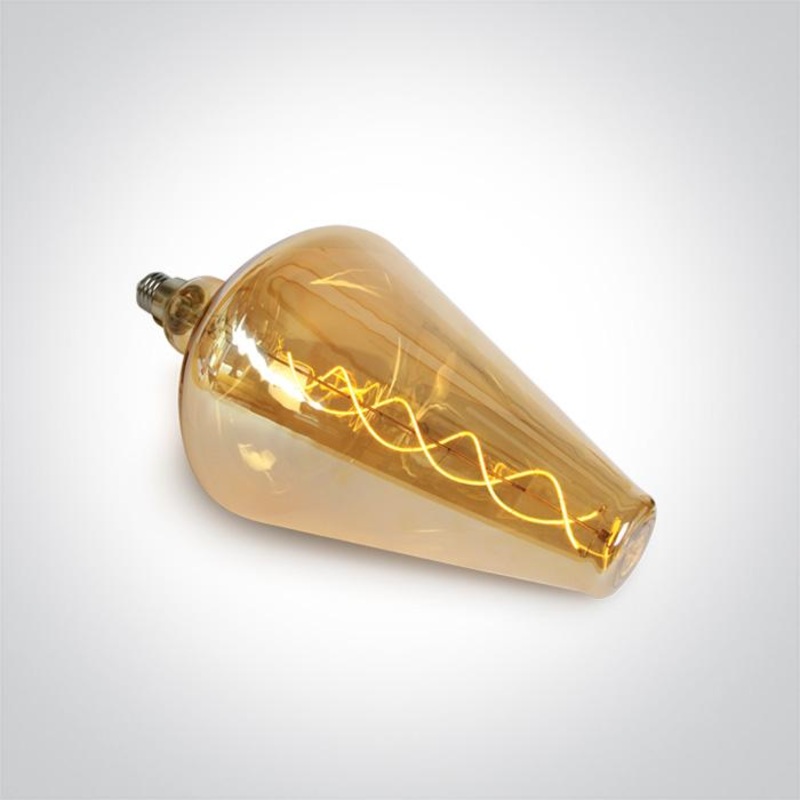 LED Lamp Bulb Amber Circular Extra Warm White LED One Light SKU:9G08D/A