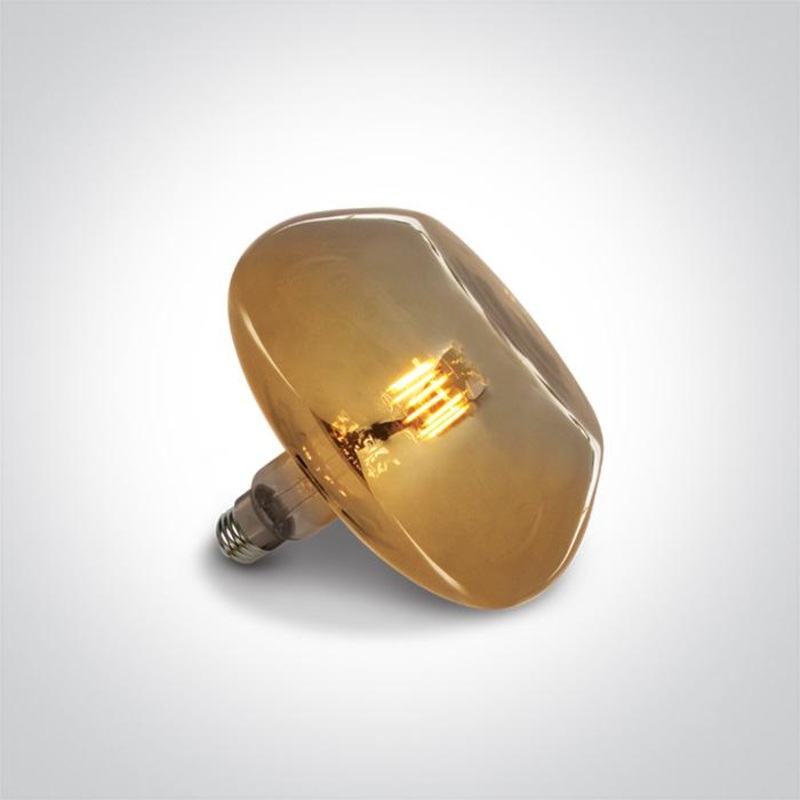 LED Lamp Bulb Amber Circular Extra Warm White LED One Light SKU:9G08K/A