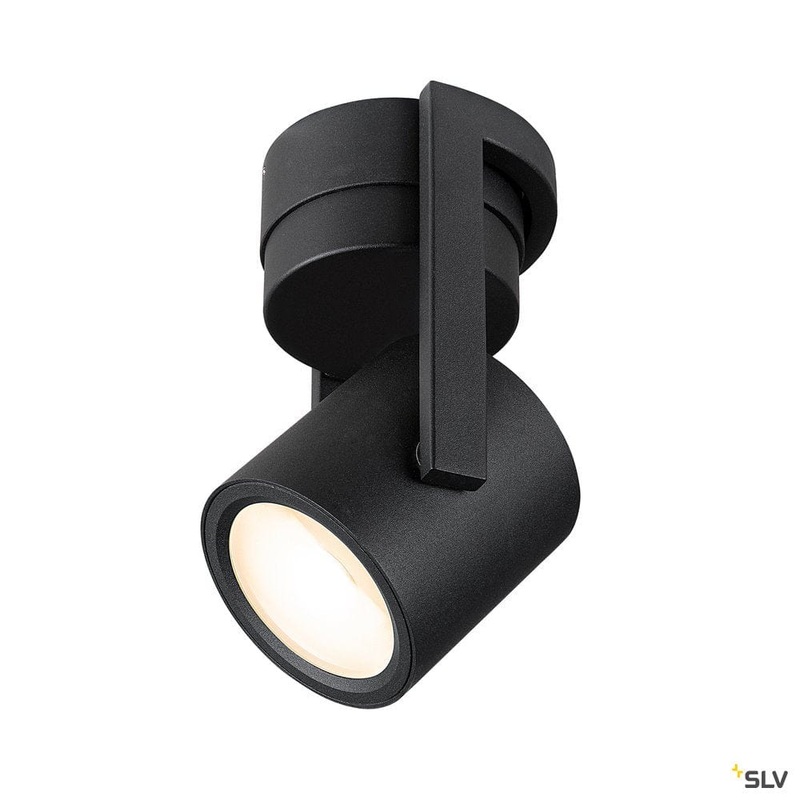 Oculus Cw, Indoor Led Wall And Ceiling Mounted Light Black Dim-to-warm 2000-3000k