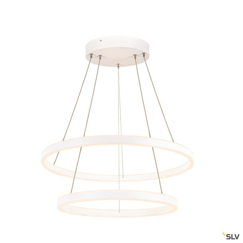 One Double Pd Dali Up/down, Indoor Led Pendant Light White Cct Switch 2700/3000k