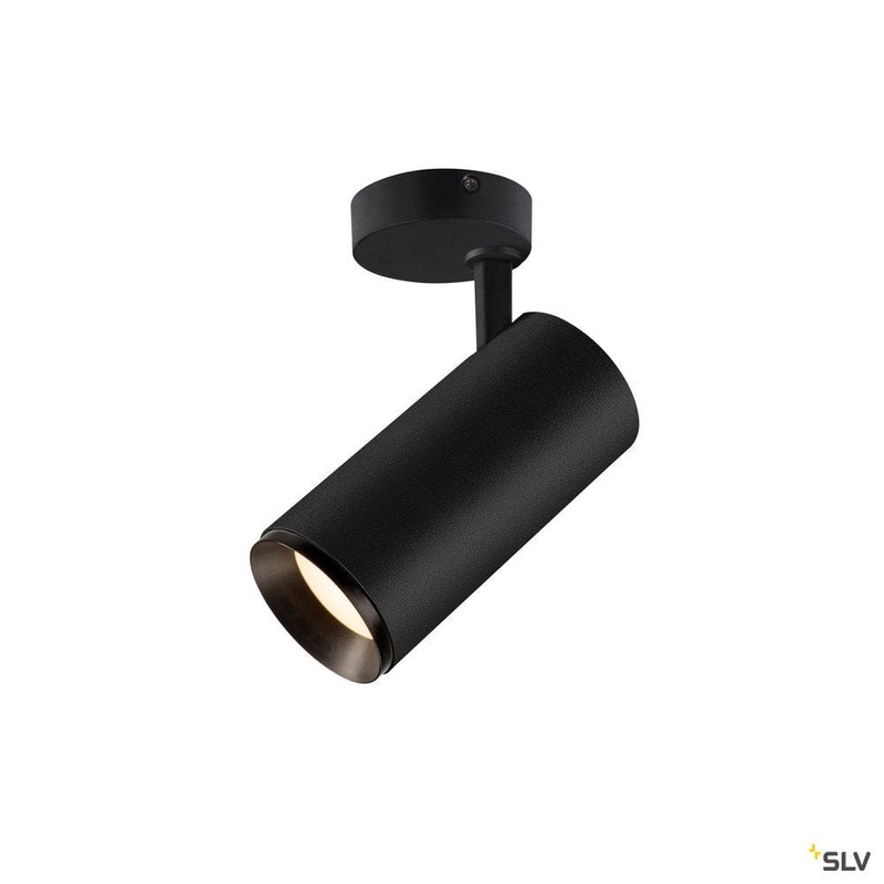 Numinos Spot Phase L, Indoor Led Recessed Ceiling Light Black/black 4000k 24
