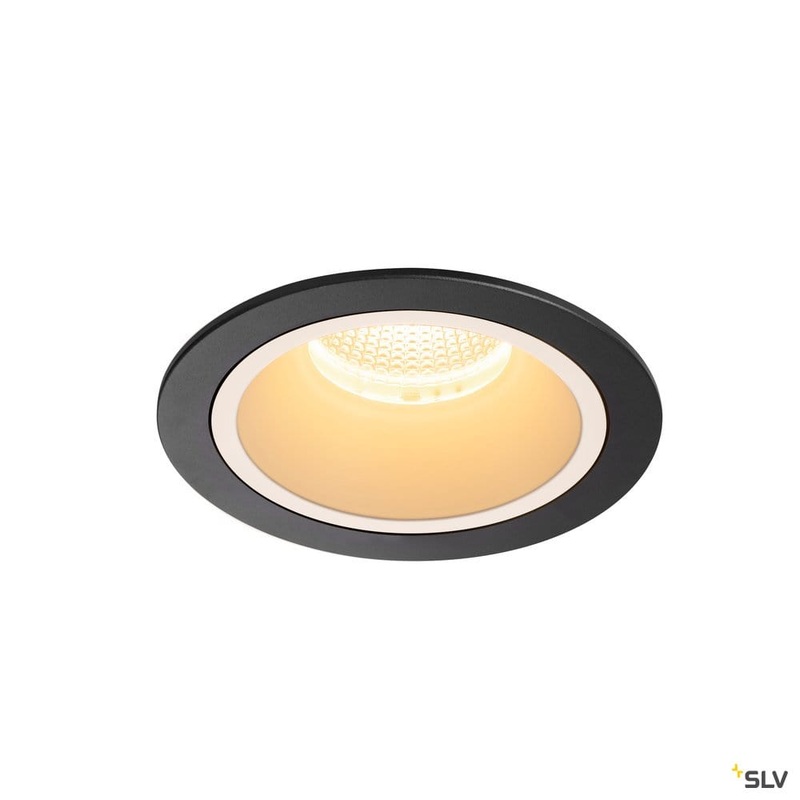 Numinos Dl L, Indoor Led Recessed Ceiling Light Black/white 3000k 20