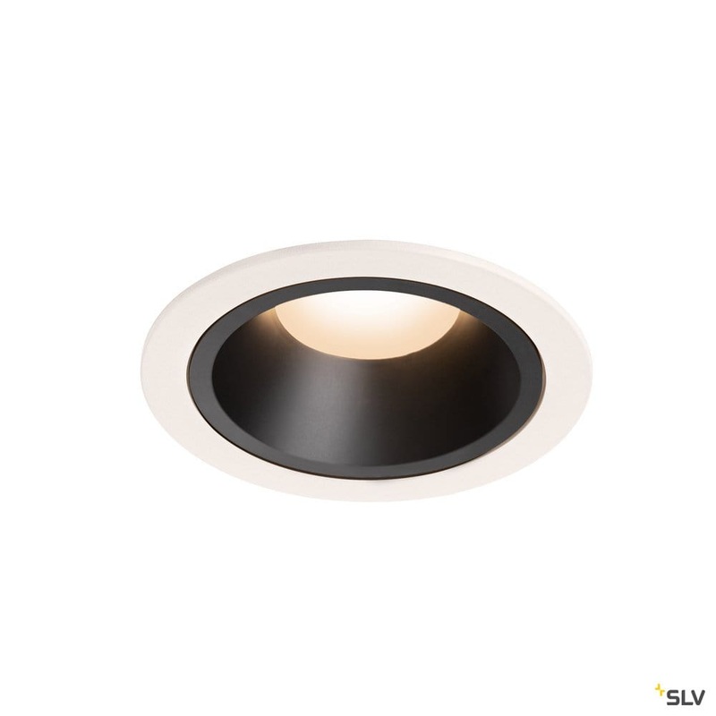 Numinos Dl L, Indoor Led Recessed Ceiling Light White/black 3000k 20