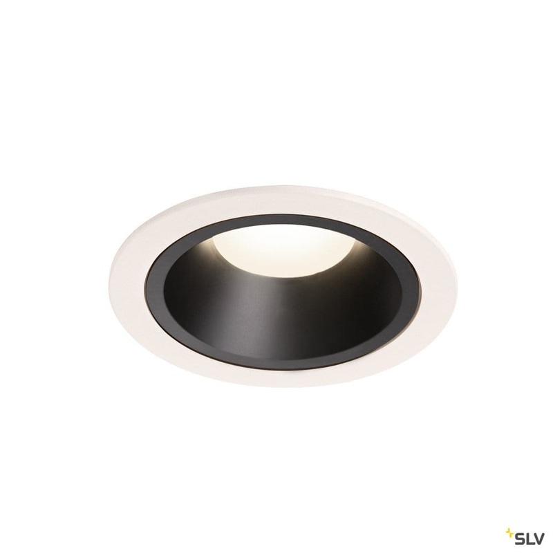 Numinos Dl L, Indoor Led Recessed Ceiling Light White/black 4000k 20