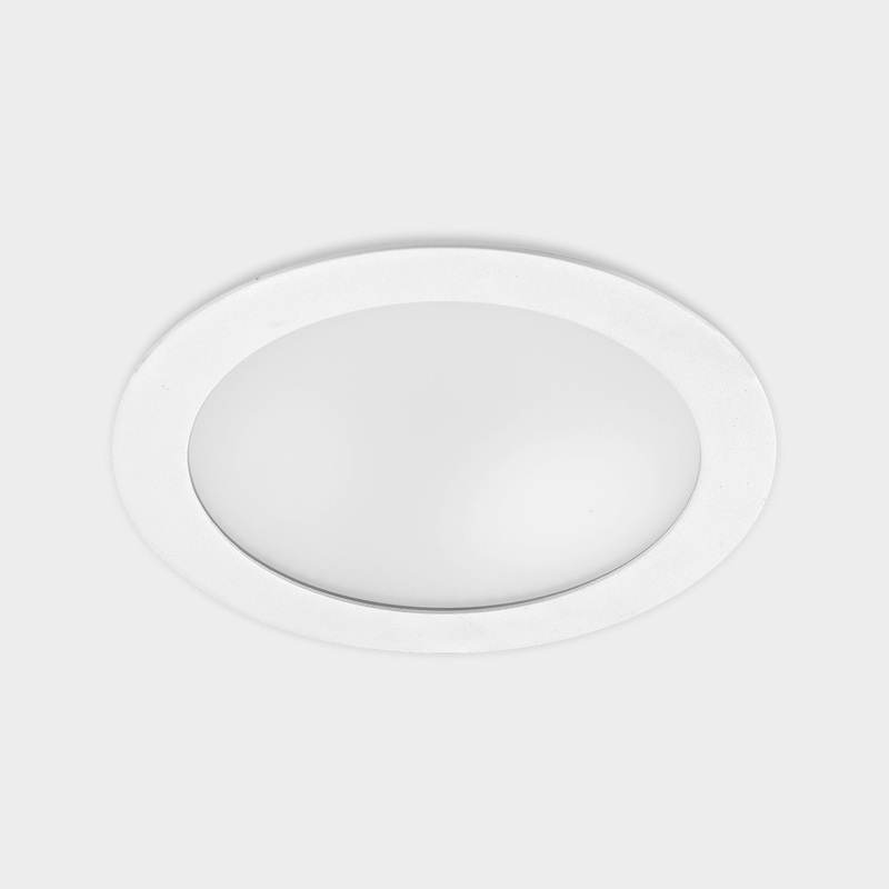 90-3928-14-M3, DOWNLIGHT VOL 205 MM 18.1W LED WARM-WHITE 4000K CRI 80 83.2  IN IP20, White, Opal