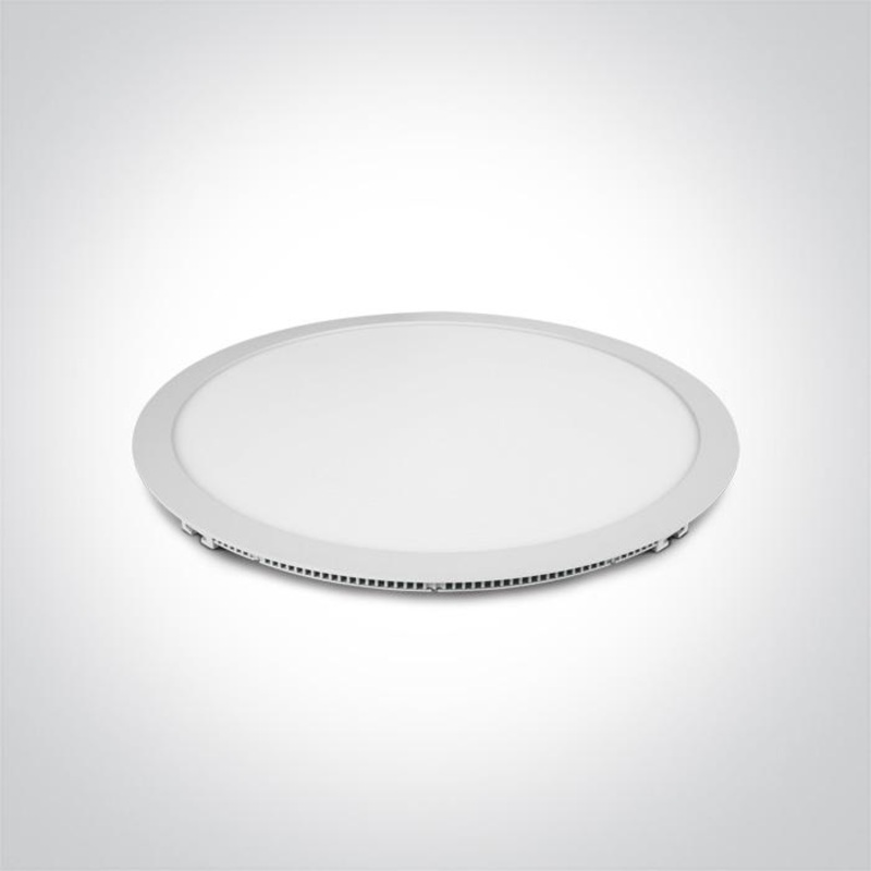 LED Downlight White Circular Cool White LED built in 2800lm 40W Die Cast One Light SKU:10140F/W/C