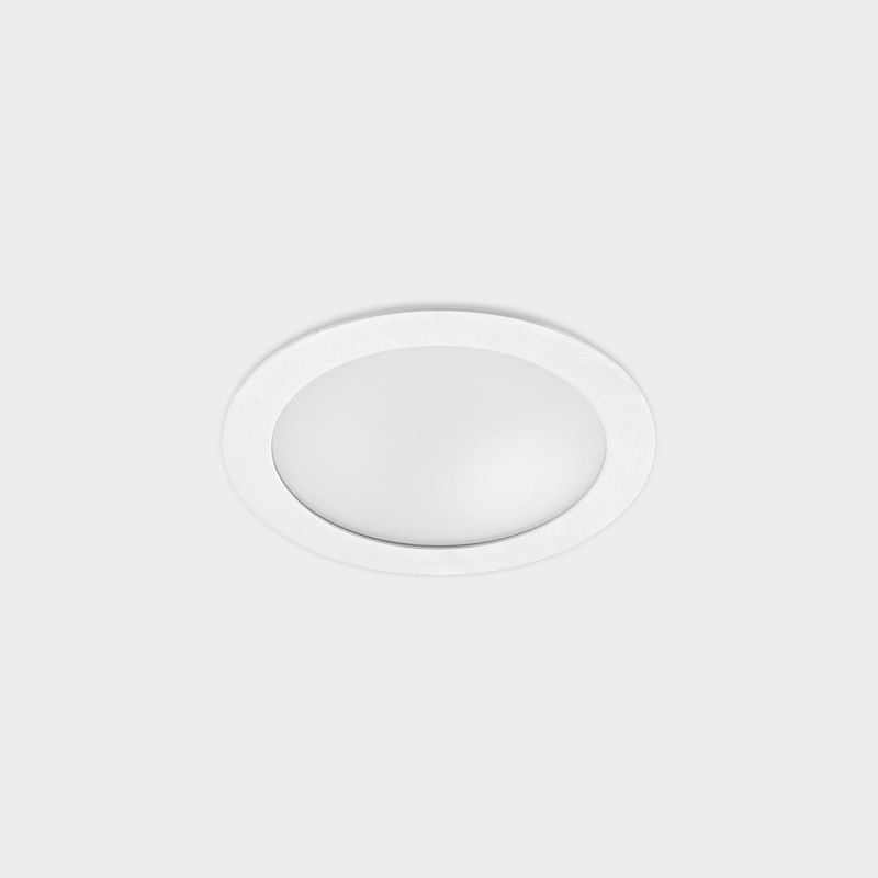 90-3925-14-M3, DOWNLIGHT VOL 135 MM 8.4W LED WARM-WHITE 3000K CRI 80 72.2  IP54 847LM, White, Opal