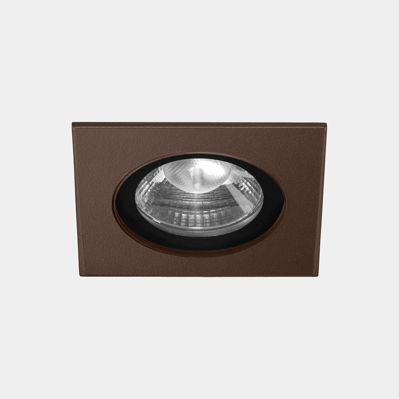 DOWNLIGHT IP66-IP67 MAX BIG SQUARE LED 13.7 LED WARM-WHITE 2700K BROWN 931LM