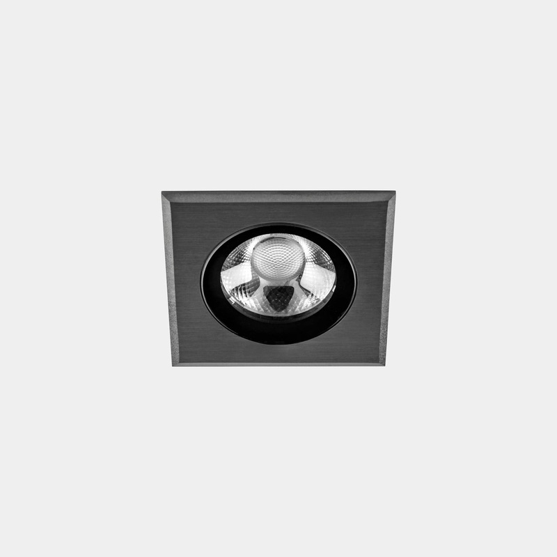 DOWNLIGHT IP66 MAX MEDIUM SQUARE LED 7.9 LED WARM-WHITE 3000K GUN METAL PVD 519L