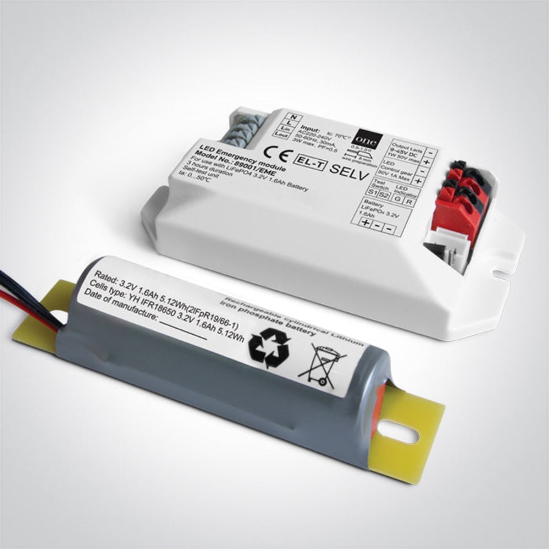 EMERGENCY KIT 1W FOR DOWNLIGHTS/STRIPS 1-30W 9-45V One Light 89001/EME