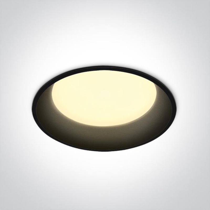LED Downlight Black Circular Cool White LED built in 1870lm 22W Die Cast One Light SKU:10122D/B/C
