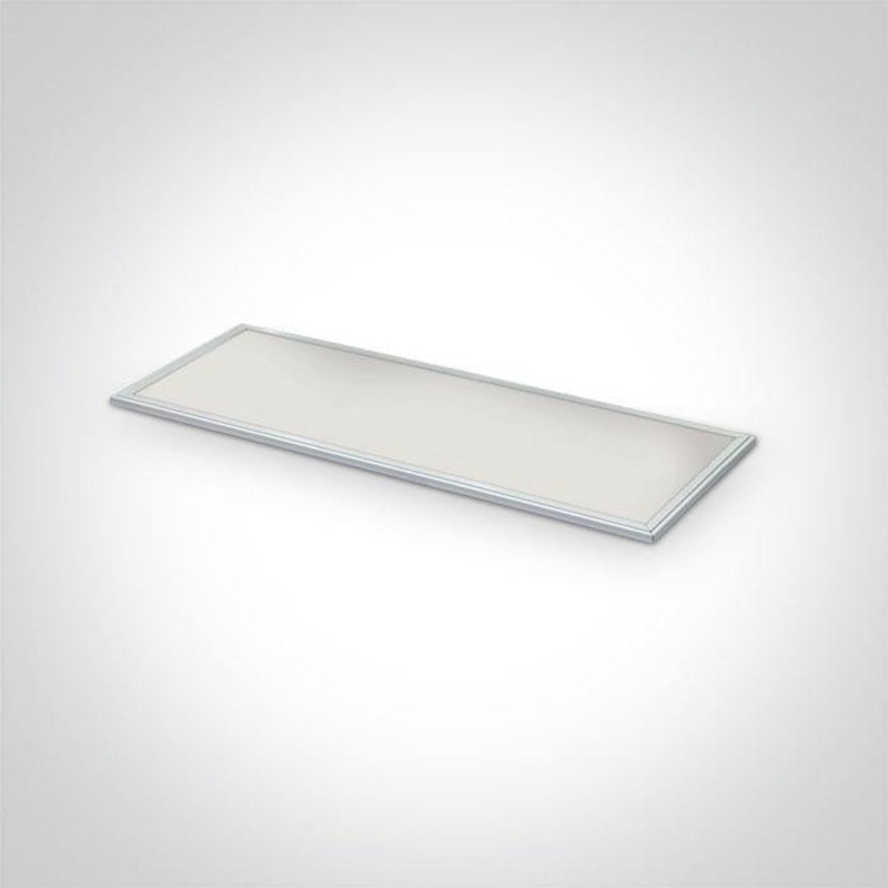 LED Downlight White Rectangular Daylight LED 4100lm Aluminium One Light SKU:50148RE/W/D