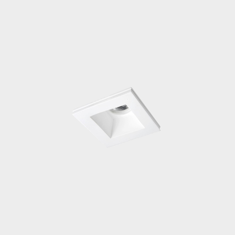 90-1722-14-00, DOWNLIGHT GES RECESSED SQUARE FIX 13W 31.2  IN IP20 / OUT IP23 292LM, White