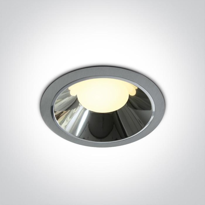 LED Downlight Aluminium Circular Warm White LED built in 2300lm 30W Aluminium One Light SKU:10130A/AL/W
