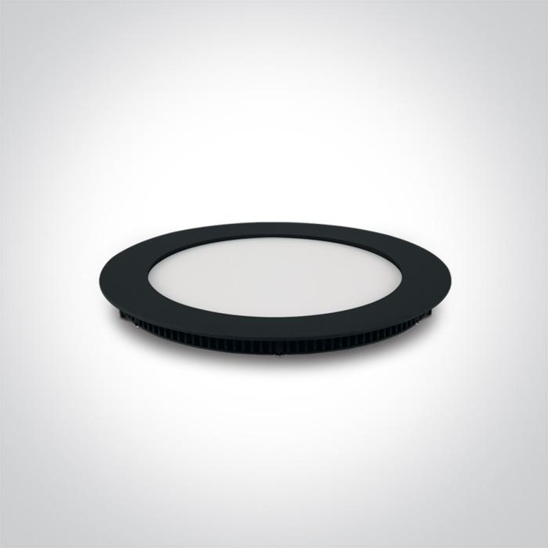 LED Downlight Black Circular Cool White LED built in 840lm 12W Die Cast One Light SKU:10112FA/B/C