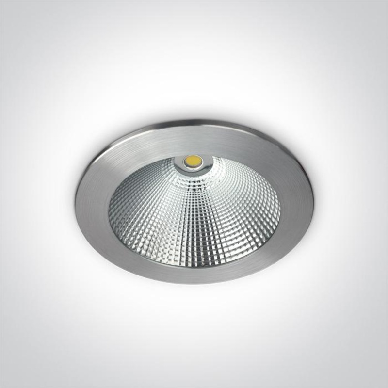 LED Downlight Circular Warm White LED built in 3290lm 42W Aluminium One Light SKU:10142/W