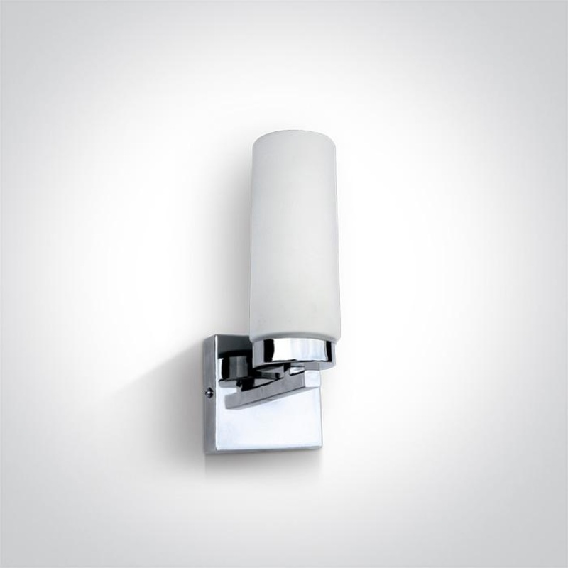 Bathroom Light Chrome Circular Replaceable lamp 40W Metal One Light SKU:60106/C