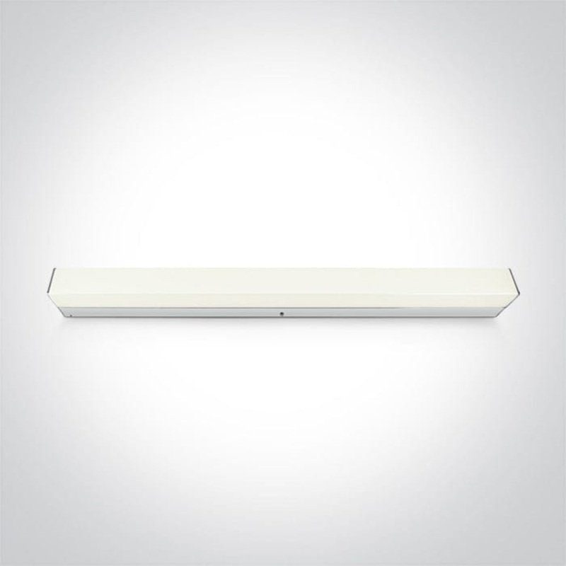 Bathroom Light Chrome Rectangular Cool White LED built in 1200lm 15W Aluminium One Light SKU:38114M/C