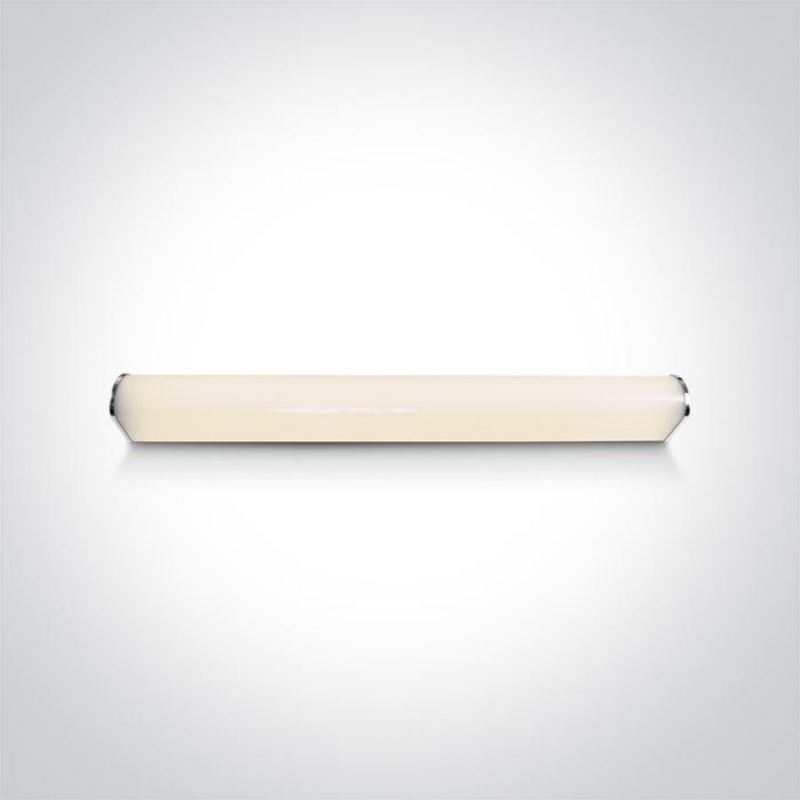 Bathroom Light Chrome Rectangular Cool White LED built in 1300lm 15W Aluminium One Light SKU:38115C/C